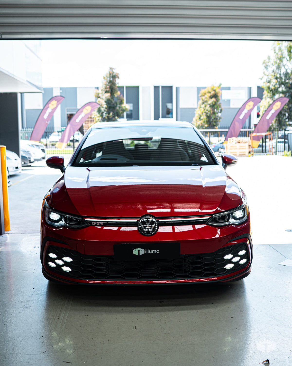 VW Golf Mk8 GTI with iilumo LED lighting