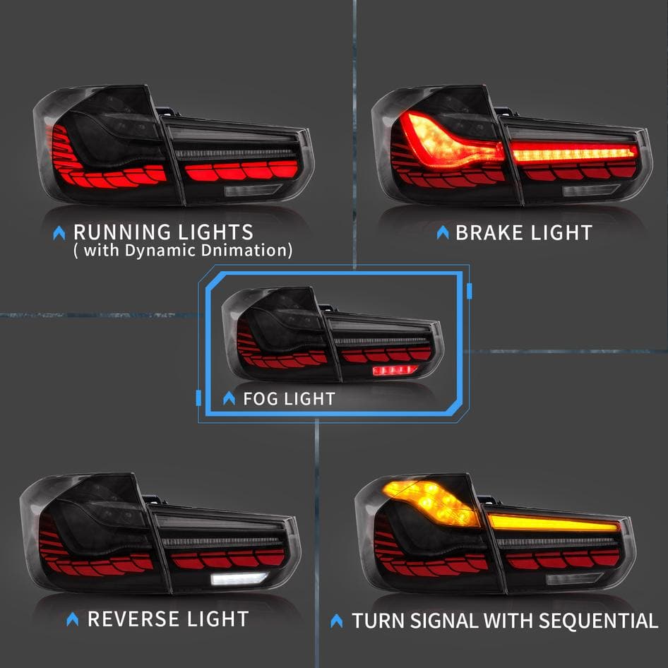 2012-2018 BMW F80 F30 F35 3 Series Oled Sequential Tail Lights – image 6