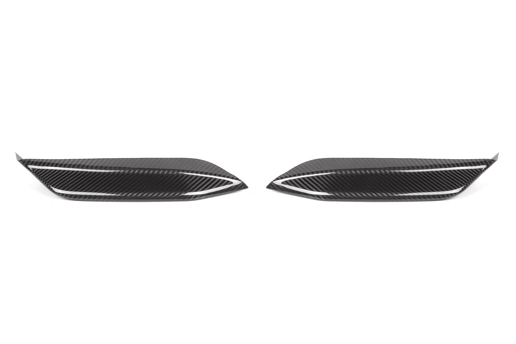 MP Style Pre Pregged Dry Carbon Front Bumper Splitters for BMW M3 F80 / M4 F82/F83 2014-2020 – image 6