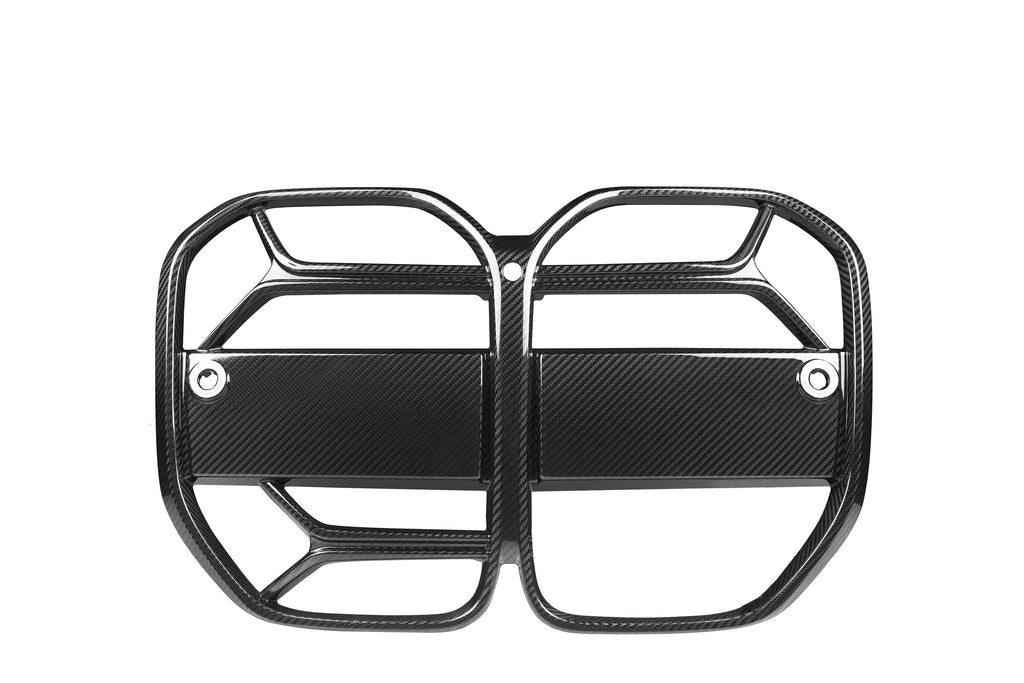 CSL Style Pre Pregged Dry Carbon Fiber Grille for BMW 4 Series G22 G23 With ACC 2020+ – image 3
