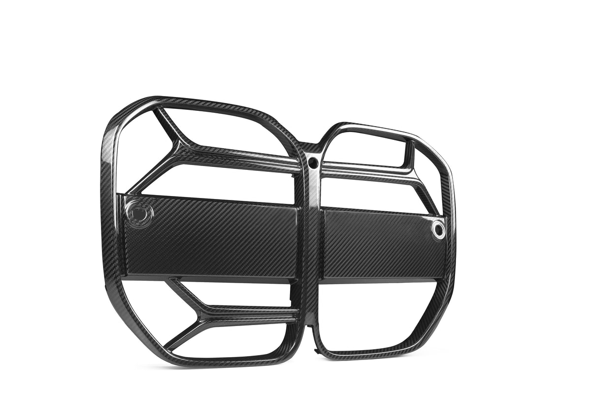 CSL Style Pre Pregged Dry Carbon Fiber Grille for BMW 4 Series G22 G23 With ACC 2020+ – image 4