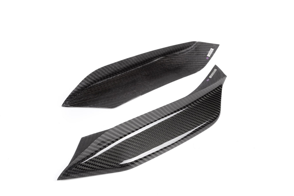 MP Style Pre Pregged Dry Carbon Front Bumper Splitters for BMW M3 F80 / M4 F82/F83 2014-2020 – image 8