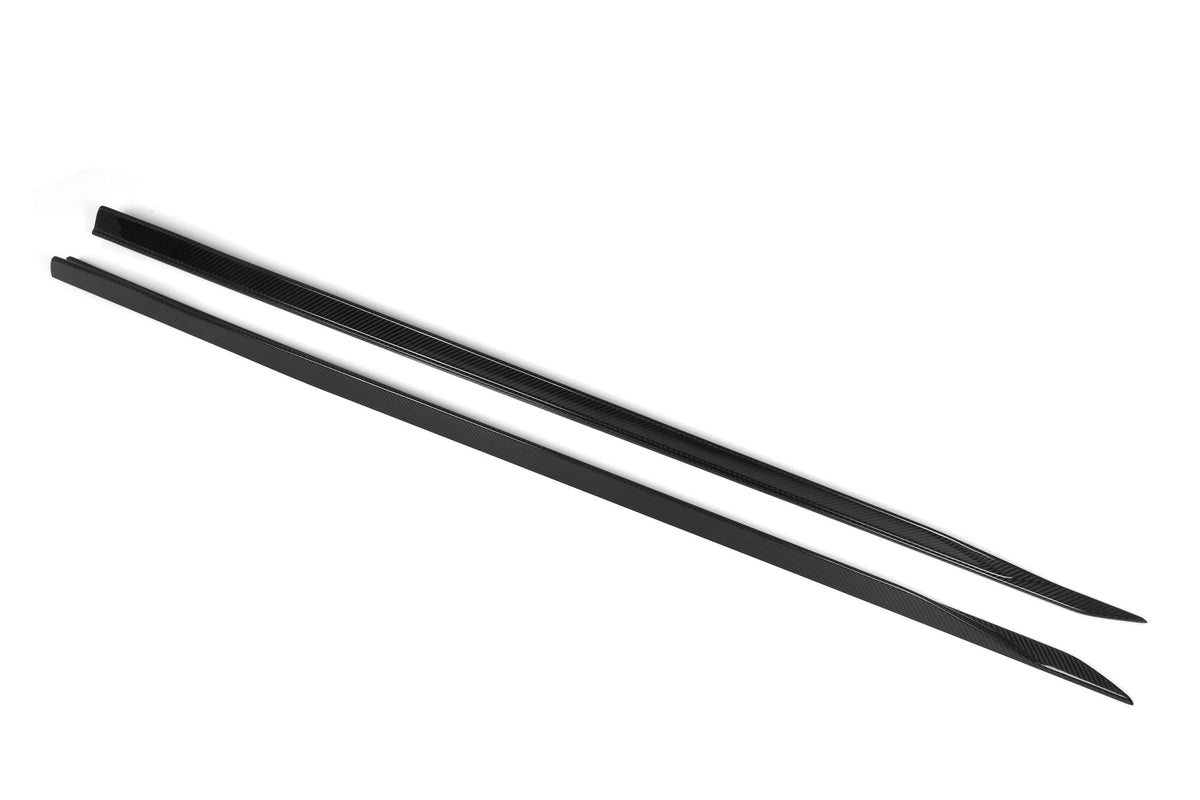 M Performance Style Pre Pregged Dry Carbon Fiber Side Skirts for BMW 5 Series G60 2023+ – Photo 2