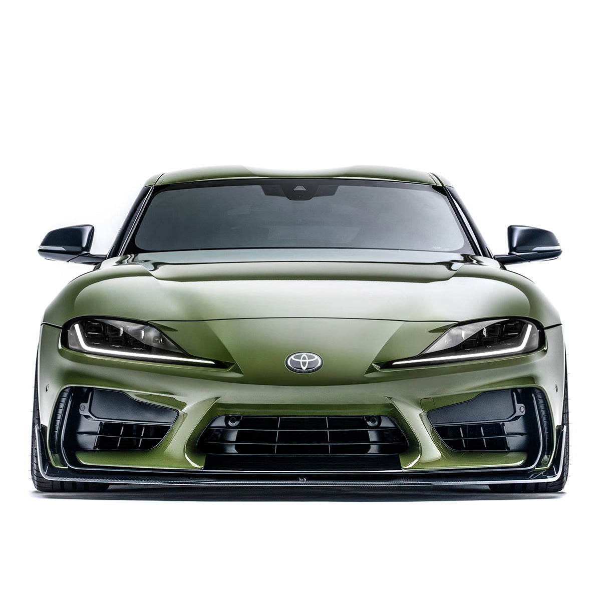 Toyota GR Supra A90 Carbon Fiber Front Lip for ADRO Facelift Bumper 2019+ by ADRO