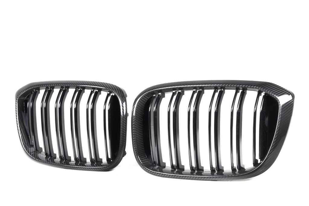 M Performance Style Pre Pregged Dry Carbon Fiber Grille (Dual Slat) for BMW X3 G01 / X4 G02 Pre LCI 2017-2021 – Photo 6