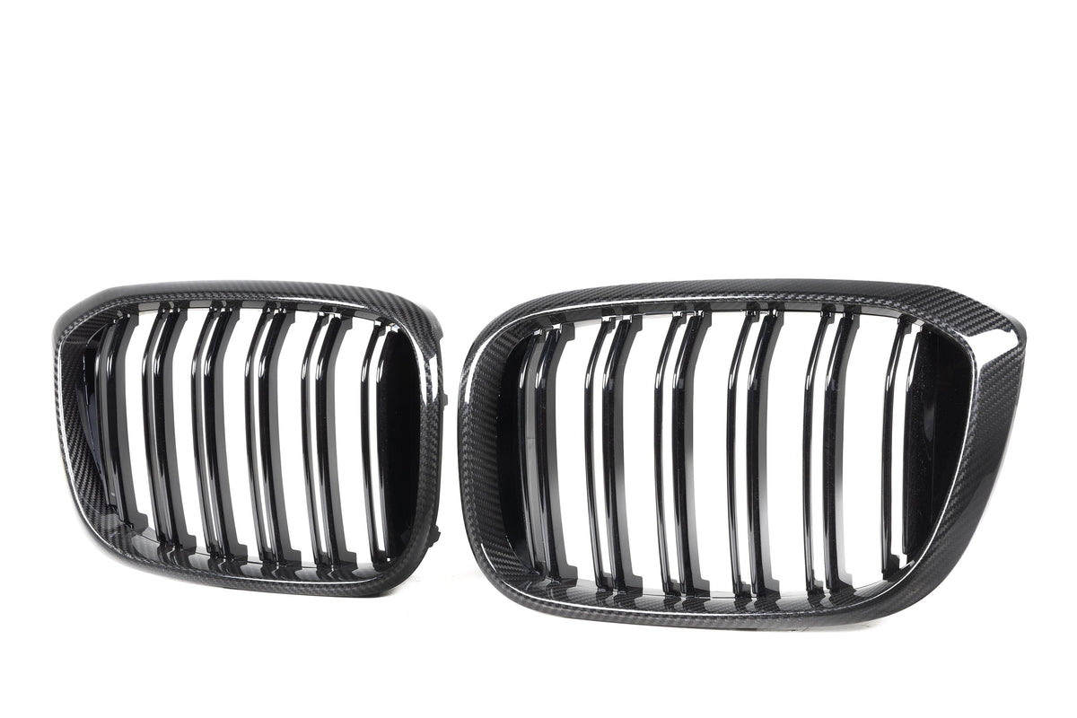 M Performance Style Pre Pregged Dry Carbon Fiber Grille (Dual Slat) for BMW X3 G01 / X4 G02 Pre LCI 2017-2021 – Photo 6