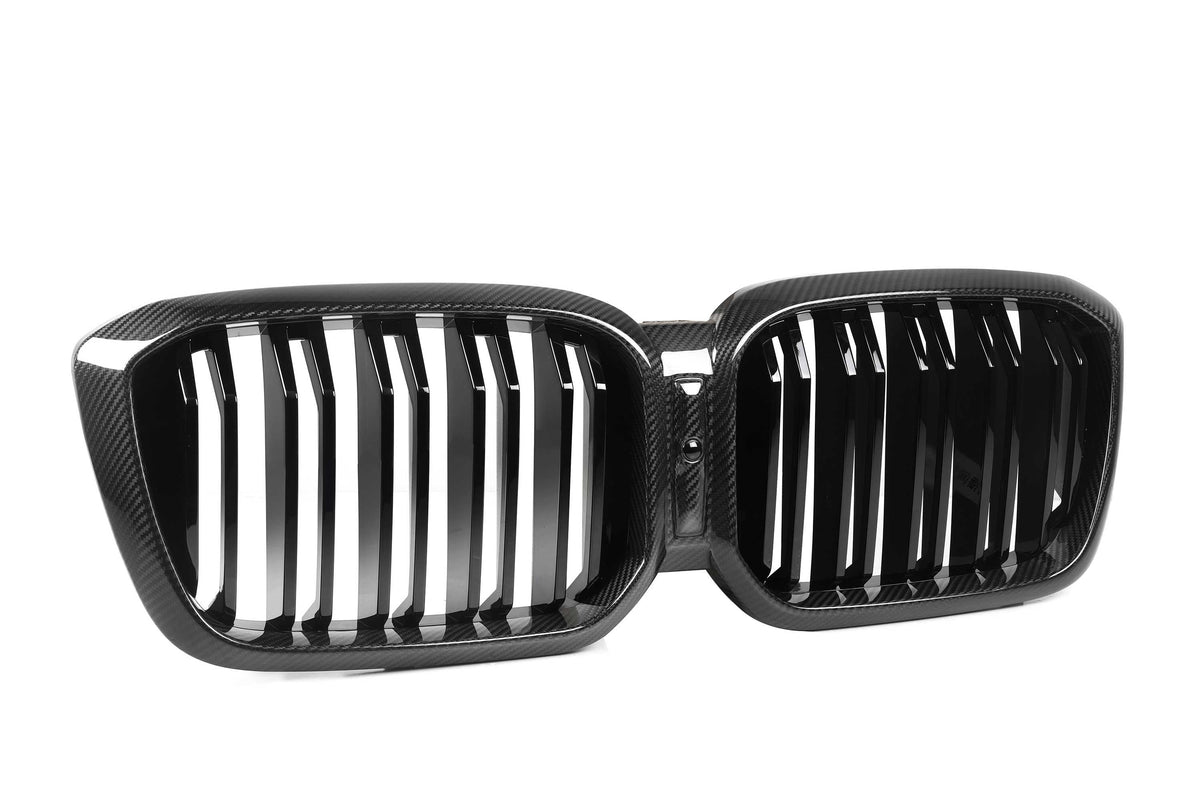M Performance Style Pre Pregged Dry Carbon Fiber Grille (Dual Slat) for BMW X3 G01 / X4 G02 LCI 2022+ – Photo 6