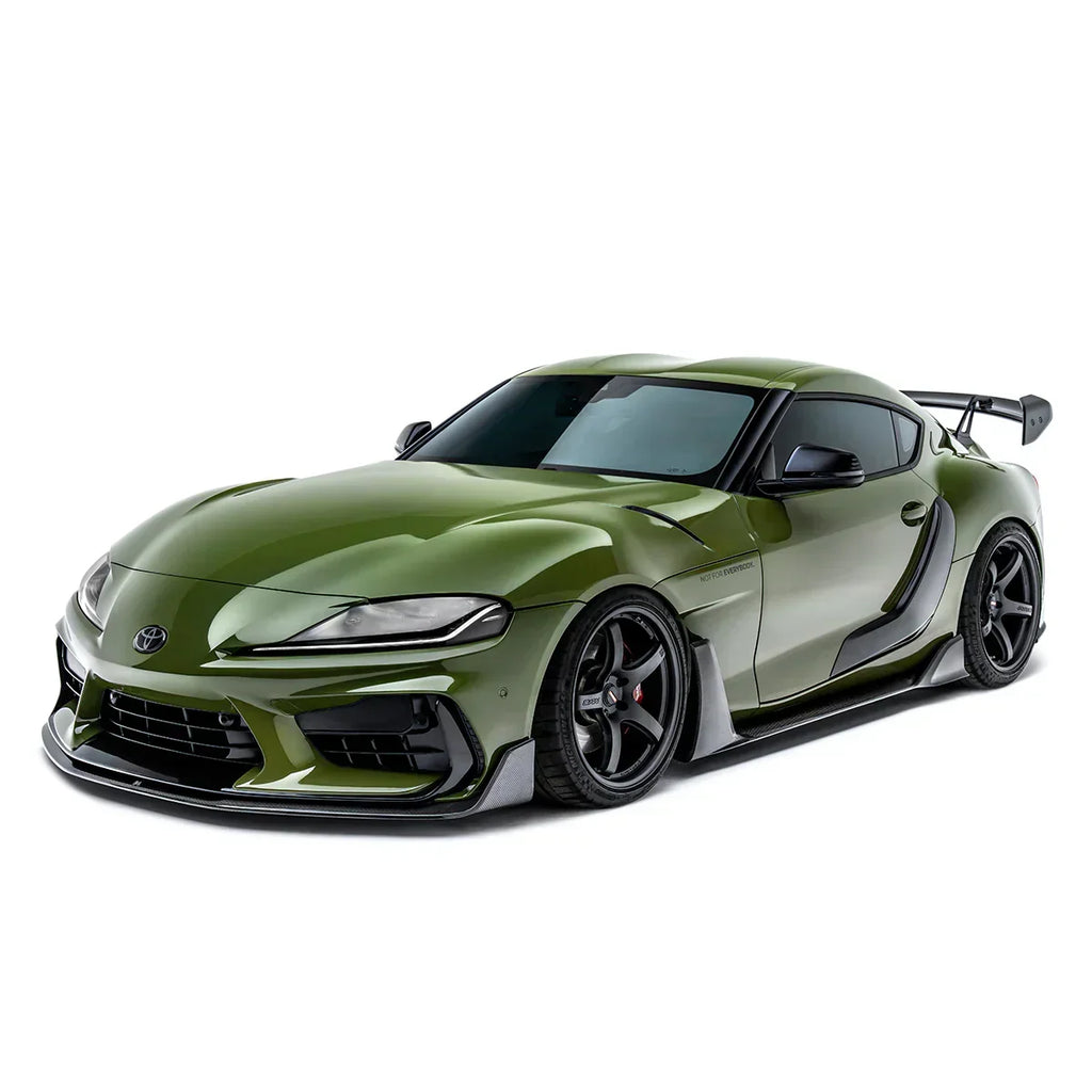 Toyota GR Supra A90 Carbon Fiber Front Lip for ADRO Facelift Bumper 2019+ by ADRO