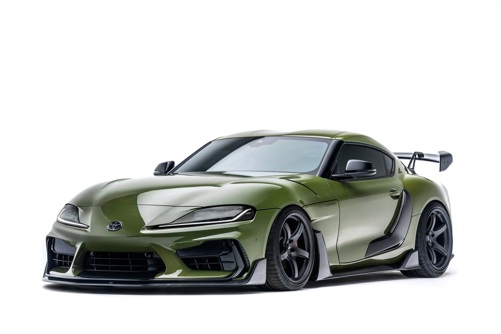 Toyota GR Supra A90 Carbon Fiber Front Lip for ADRO Facelift Bumper 2019+ by ADRO