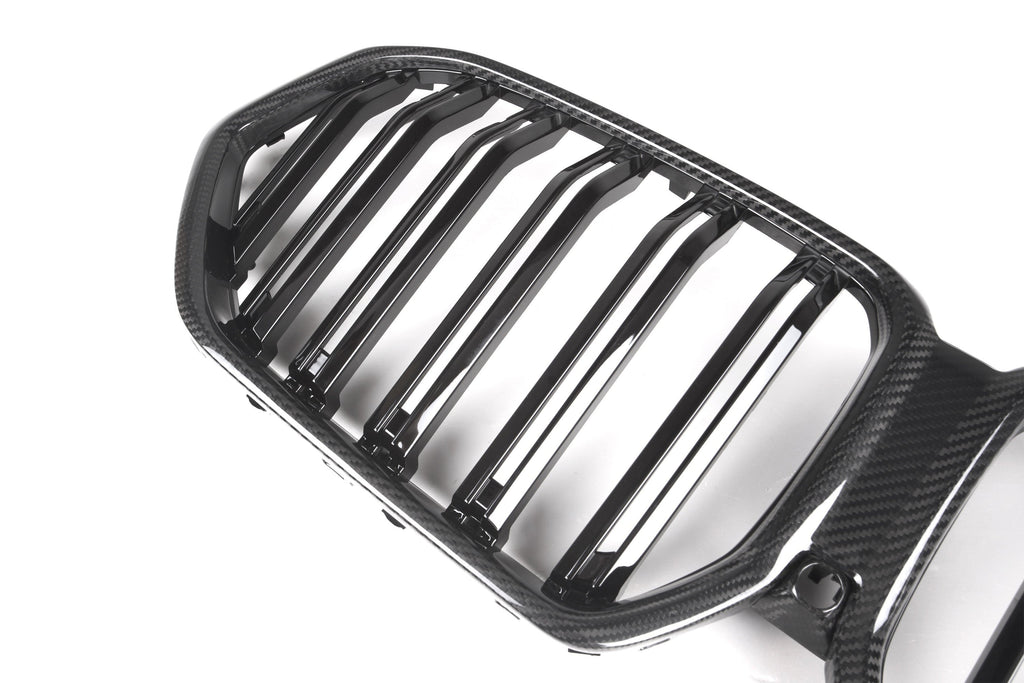 M Performance Style Pre Pregged Dry Carbon Fiber Grille for BMW X6 G06 2019-2022 – Photo 3