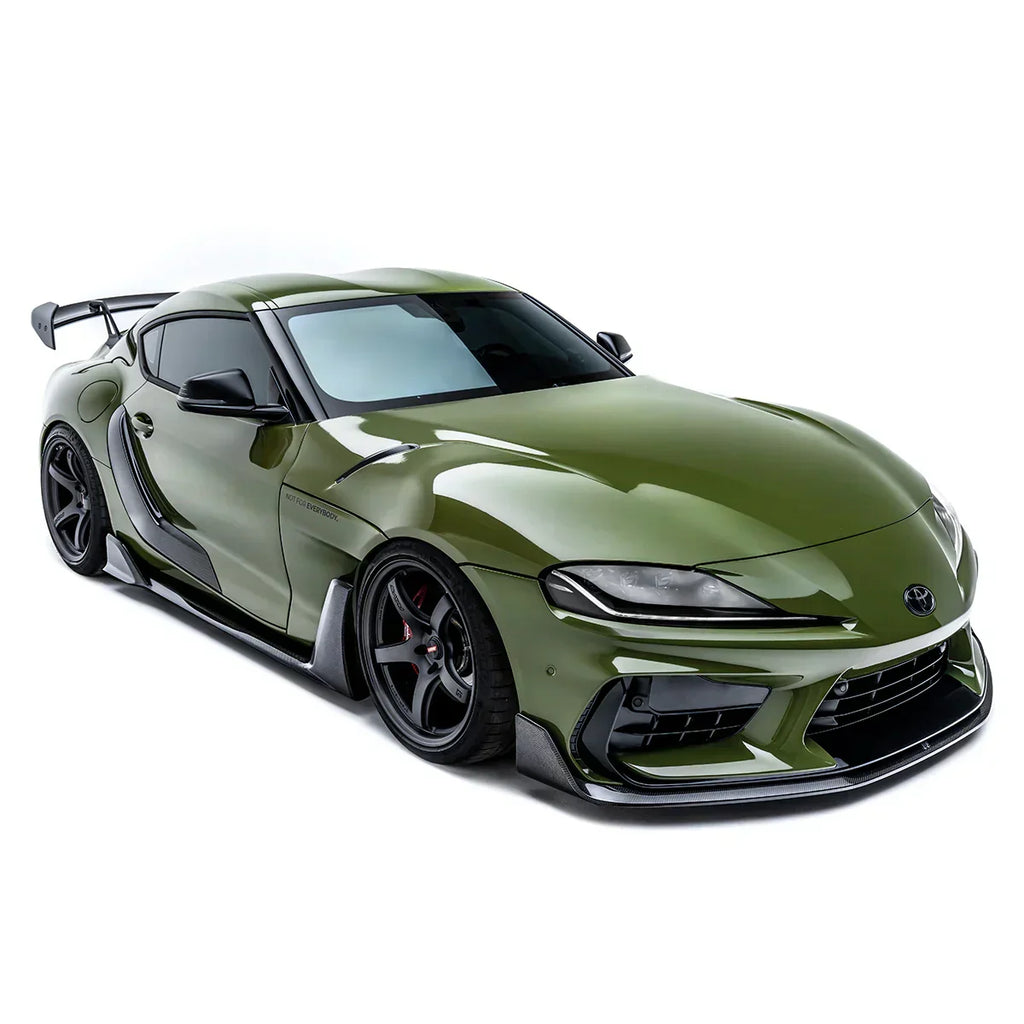 Toyota GR Supra A90 Carbon Fiber Front Lip for ADRO Facelift Bumper 2019+ by ADRO