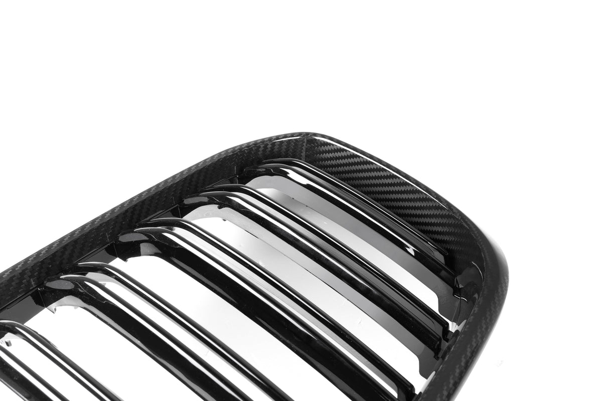 M Performance Style Pre Pregged Dry Carbon Fiber Grille (Dual Slat) for BMW X3 G01 / X4 G02 Pre LCI 2017-2021 – Photo 7