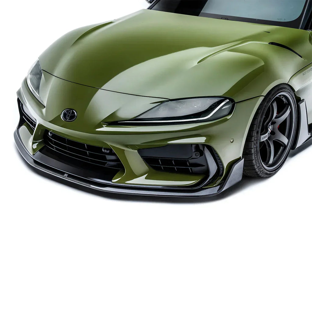 Toyota GR Supra A90 Carbon Fiber Front Lip for ADRO Facelift Bumper 2019+ by ADRO