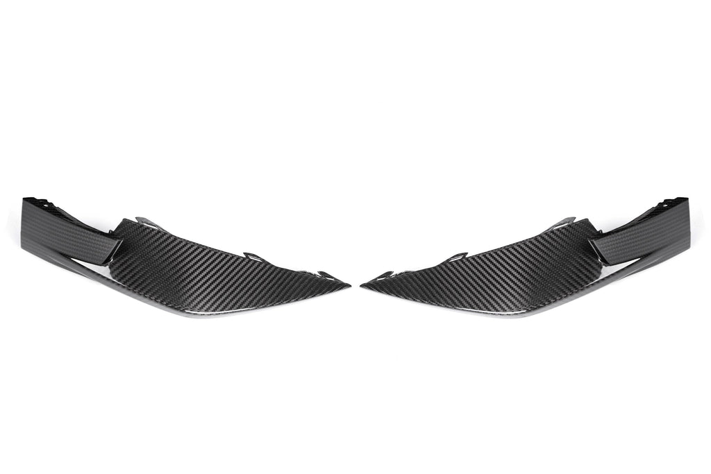 OEM Style Pre Pregged Dry Carbon Fiber Front Splitters for BMW M3 G80 / M4 G82 2020+