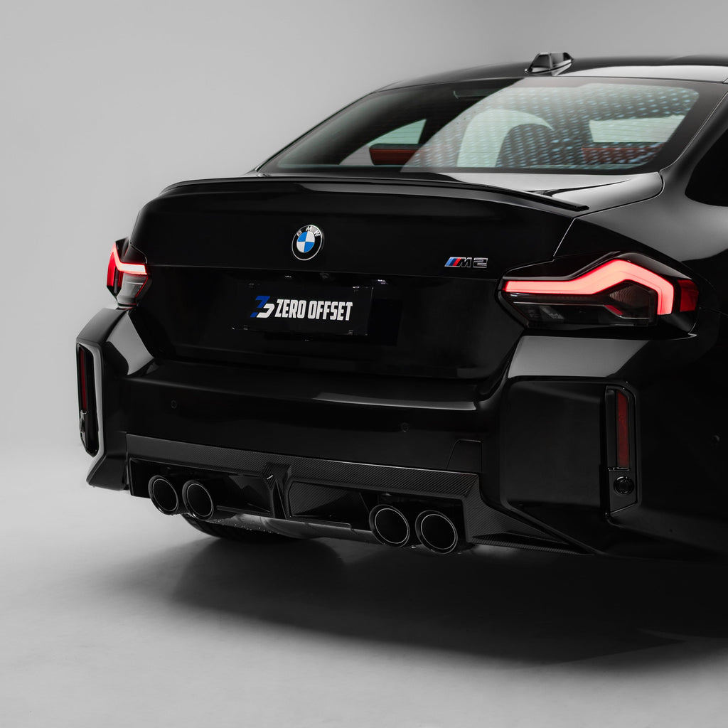 CS Style Pre Pregged Dry Carbon Rear Diffuser for BMW M2 G87 2023+ – Photo 2