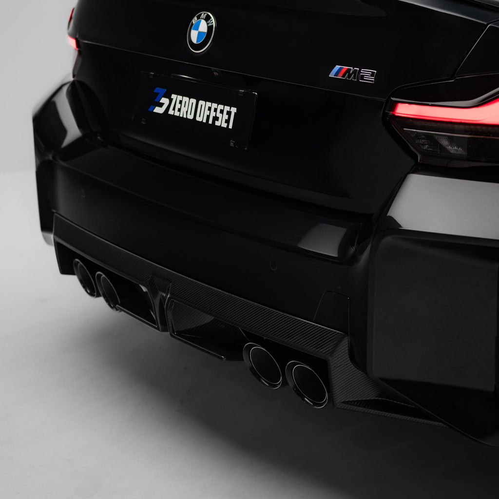 CS Style Pre Pregged Dry Carbon Rear Diffuser for BMW M2 G87 2023+ – Photo 4