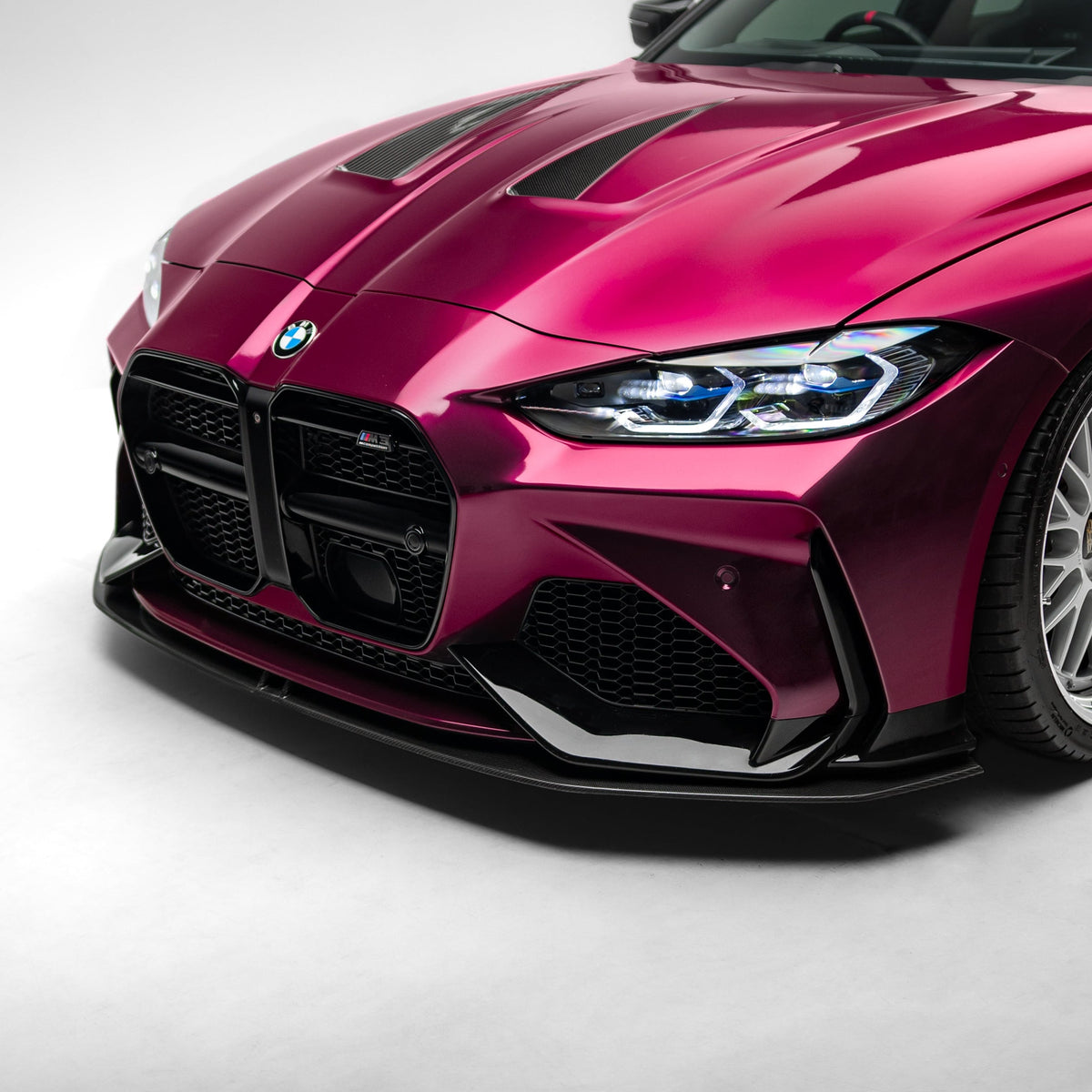 BMW G80 G81 M3 / G82 G83 M4 Dry Carbon Fiber Front Lip for Adro Front Bumper V1 2020+ – image 3