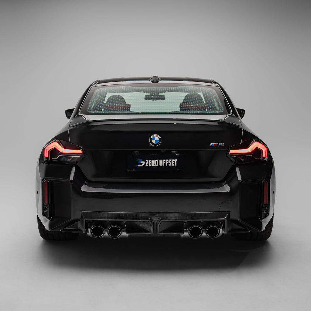 CS Style Pre Pregged Dry Carbon Rear Diffuser for BMW M2 G87 2023+ – Photo 3
