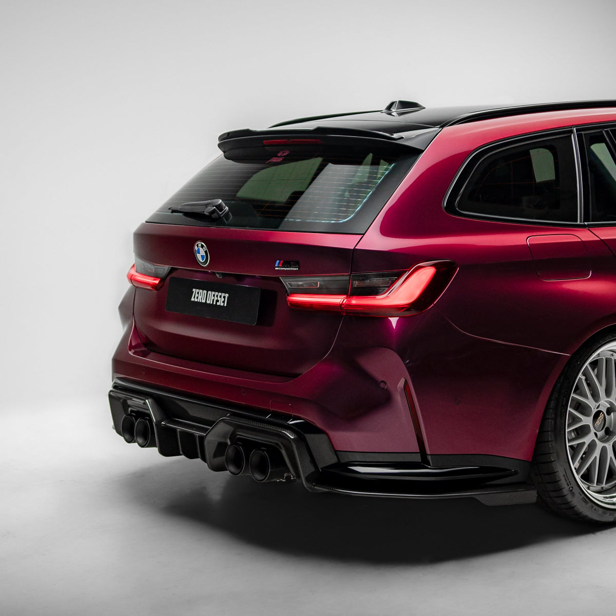 BMW G80 G81 M3 Dry Carbon Fiber Rear Diffuser V1 2020+ – image 2
