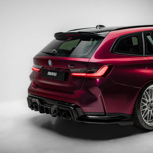 BMW G80 G81 M3 Dry Carbon Fiber Rear Diffuser V1 2020+ – image 2