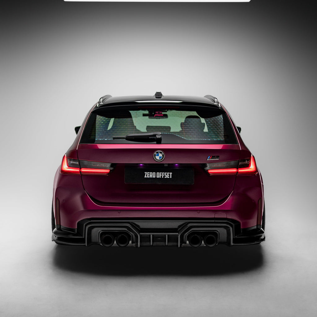BMW G80 G81 M3 Dry Carbon Fiber Rear Diffuser V1 2020+ – image 3
