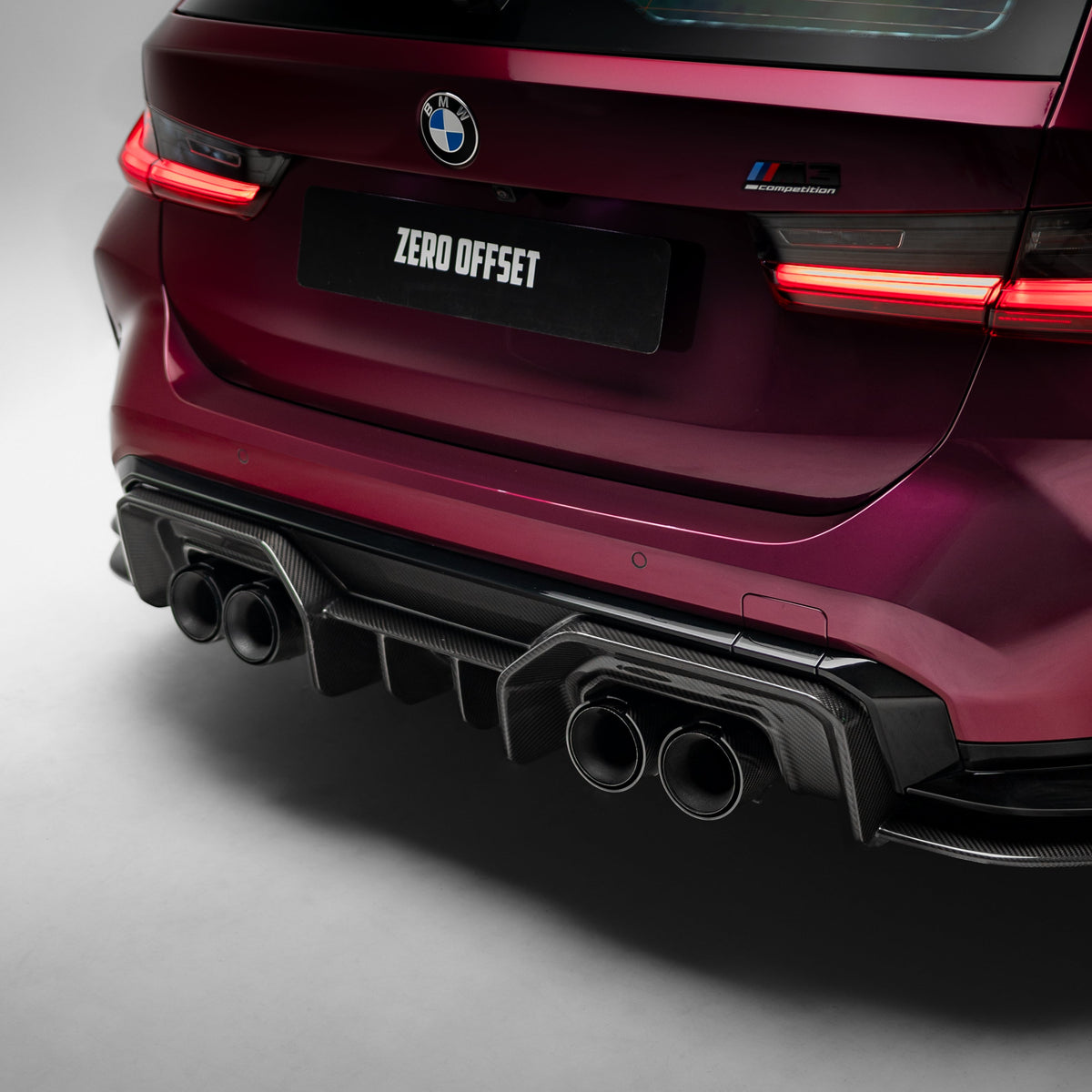 BMW G80 G81 M3 Dry Carbon Fiber Rear Diffuser V1 2020+ – image 6