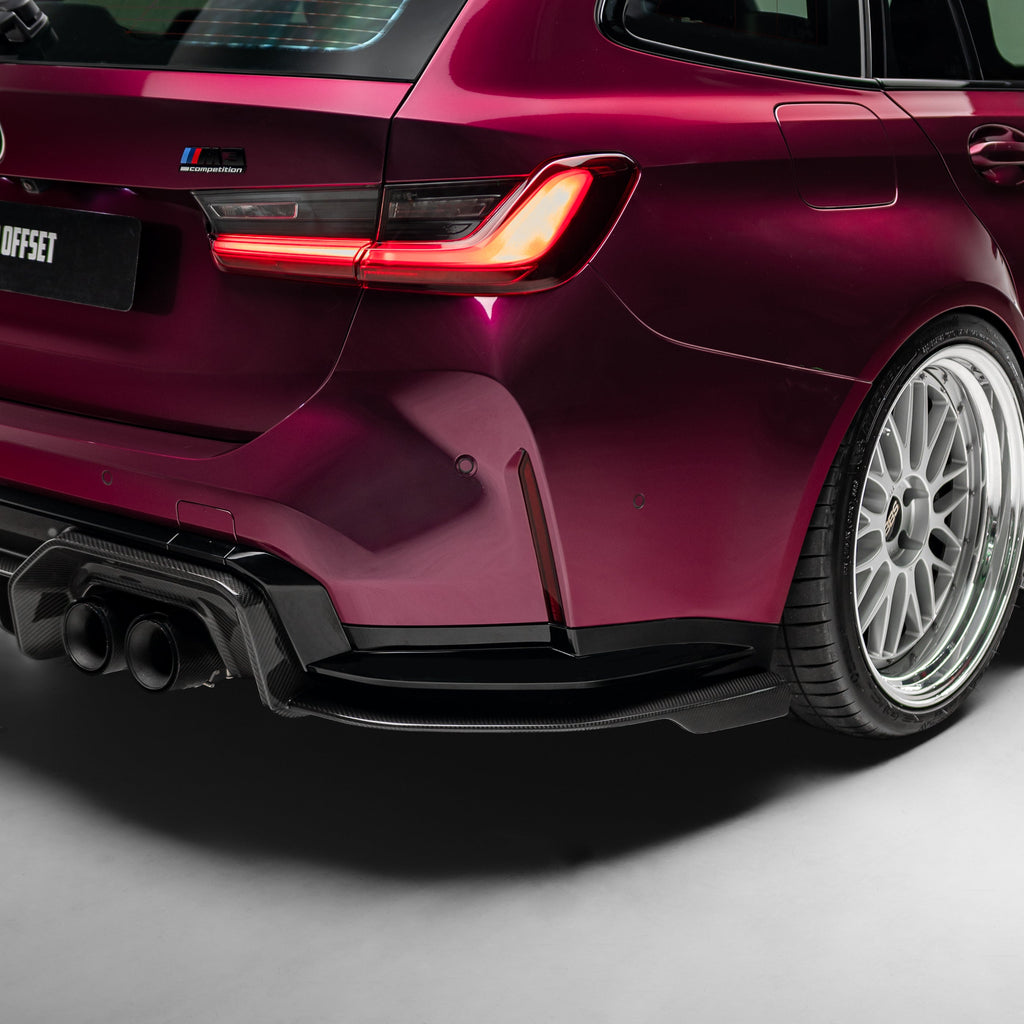 BMW G80 G81 M3 Dry Carbon Fiber Rear Diffuser V1 2020+ – image 7