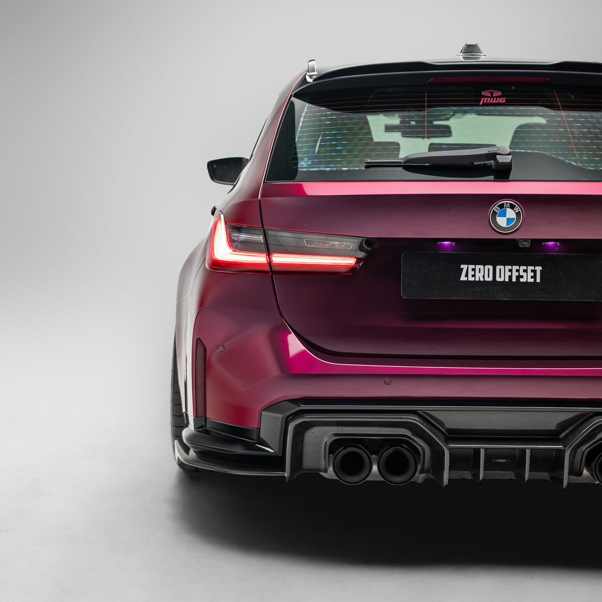 BMW G80 G81 M3 Dry Carbon Fiber Rear Diffuser V1 2020+ – image 5