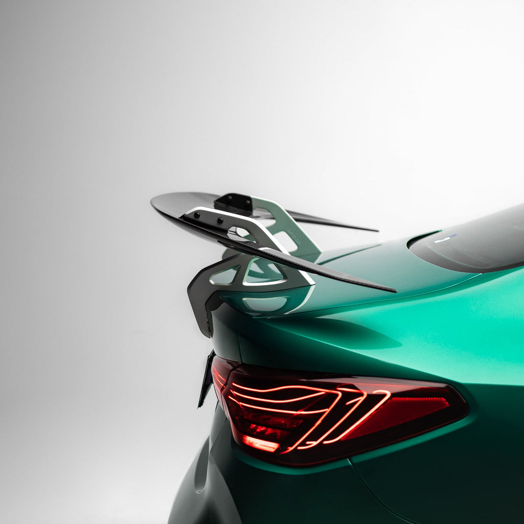 BMW G82 M4 AT-S Dry Carbon Fiber Swan Neck Wing 2020+ – image 10