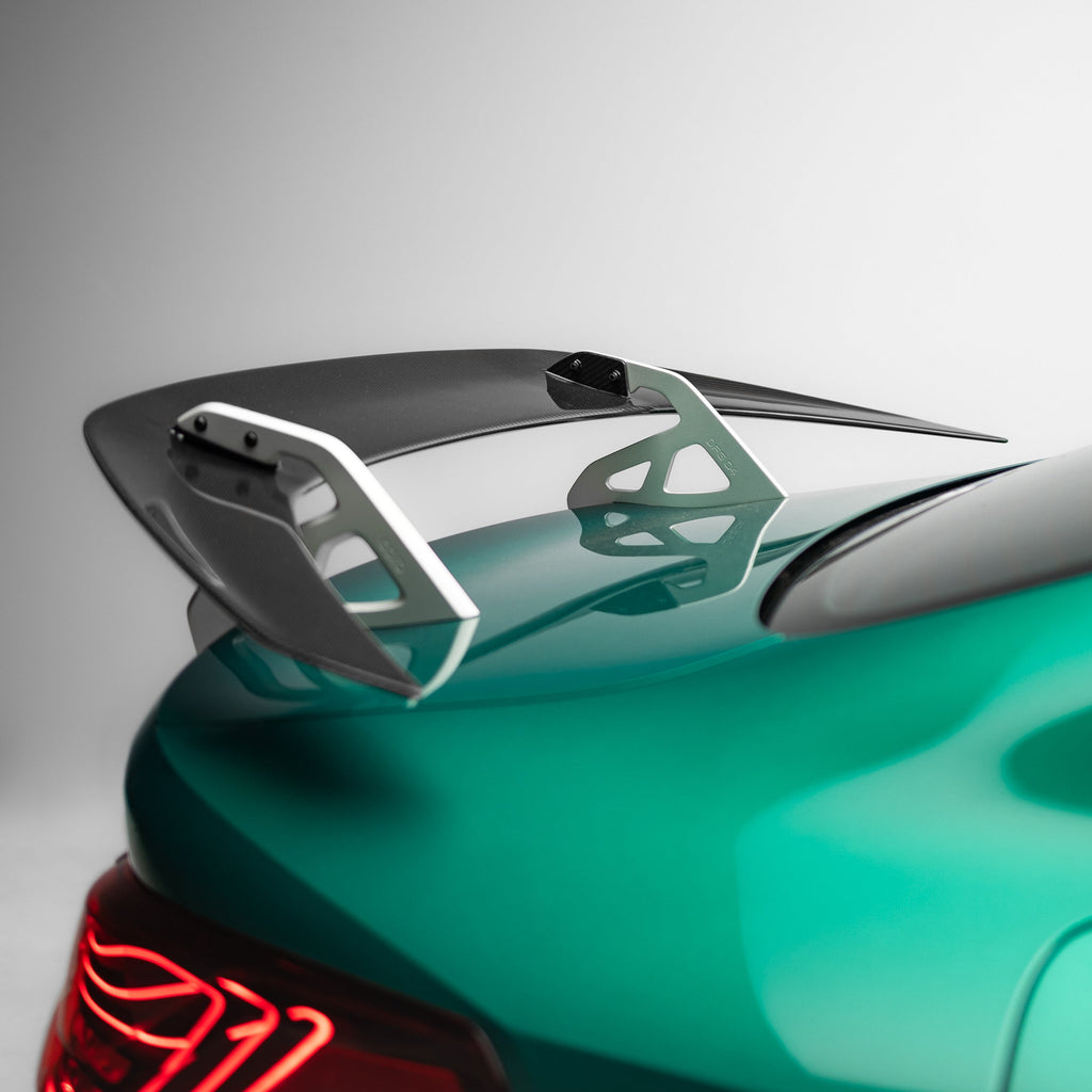 BMW G82 M4 AT-S Dry Carbon Fiber Swan Neck Wing 2020+ – image 9