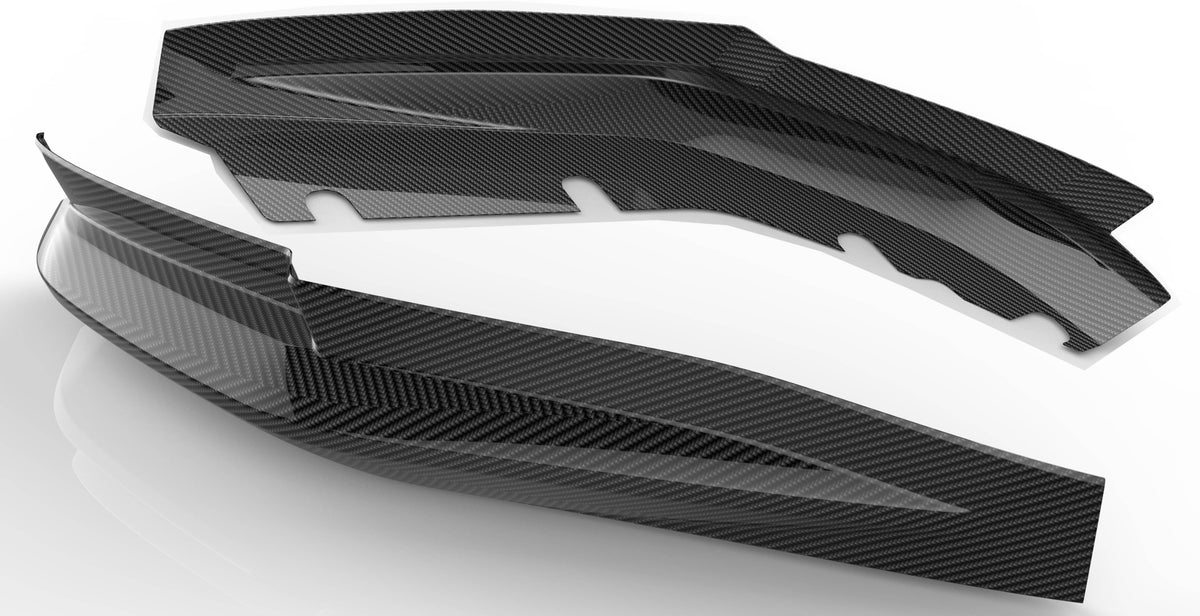 OEM Style Pre Pregged Dry Carbon Rear Winglets for BMW M3 G80 G81 2020+ – image 6