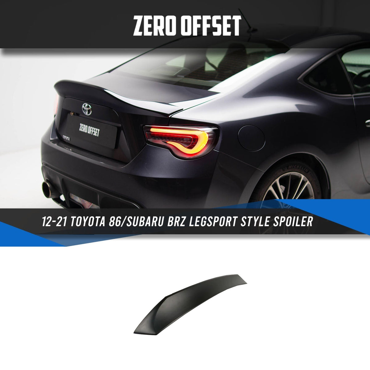 Legsport Style Spoiler for Toyota 86 (ZN6)/Subaru BRZ (ZC6) 2012-2021 – image 13