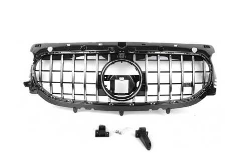 AMG Panamericana Style Grille for Mercedes-Benz GLA H247 - Silver 2020+