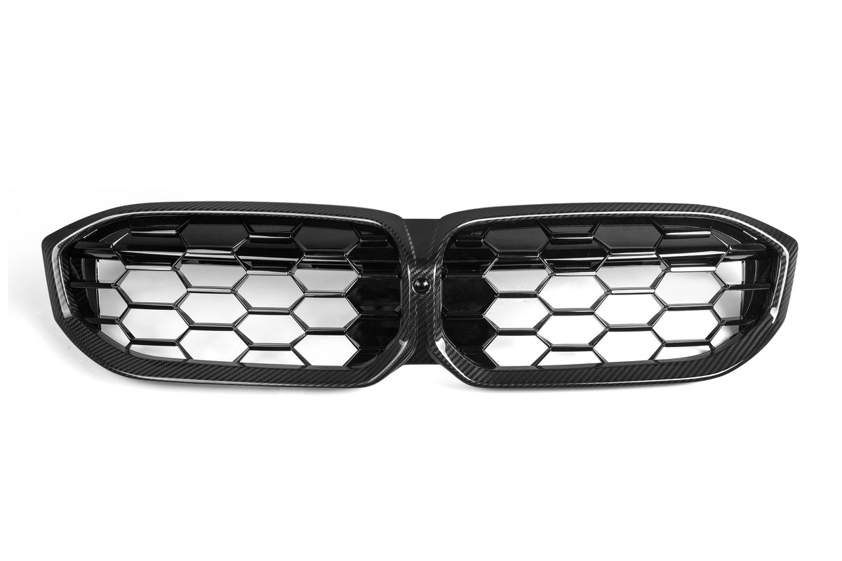M Performance Style Pre Pregged Dry Carbon Fiber Grille (Mesh) for BMW 3 Series G20 LCI 2023+ – Photo 5