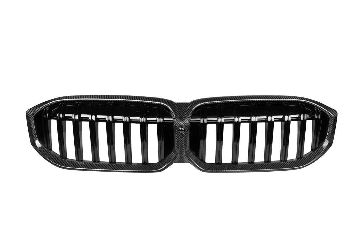 M Performance Style Pre Pregged Dry Carbon Fiber Grille (Single Slat) for BMW 3 Series G20 LCI 2023+ – Photo 4
