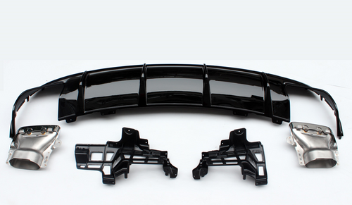 AMG Style Rear Diffuser & Exhaust Tips for Mercedes-Benz CLA C117 Coupe / X117 Wagon 2014-2018 – Photo 2