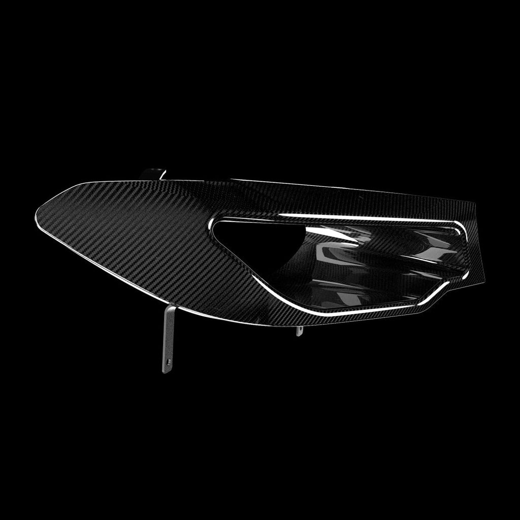 BMW G30 5 Series Carbon Headlight Delete Installed