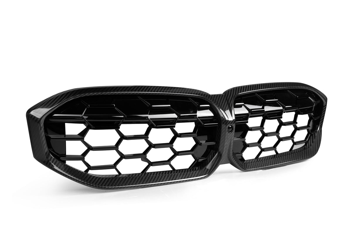 M Performance Style Pre Pregged Dry Carbon Fiber Grille (Mesh) for BMW 3 Series G20 LCI 2023+ – Photo 6