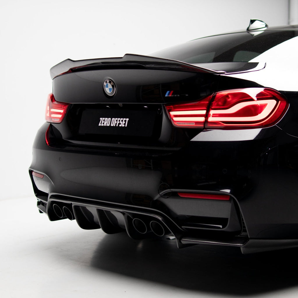 PSM Spoiler Pre Pregged Dry Carbon Fiber Style for BMW M4 F82 2014-2020 – image 8