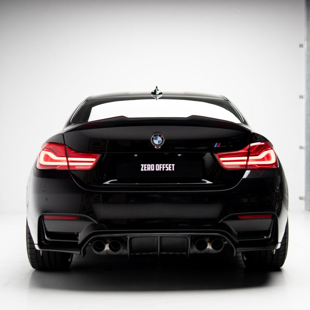 PSM Spoiler Pre Pregged Dry Carbon Fiber Style for BMW M4 F82 2014-2020 – image 9