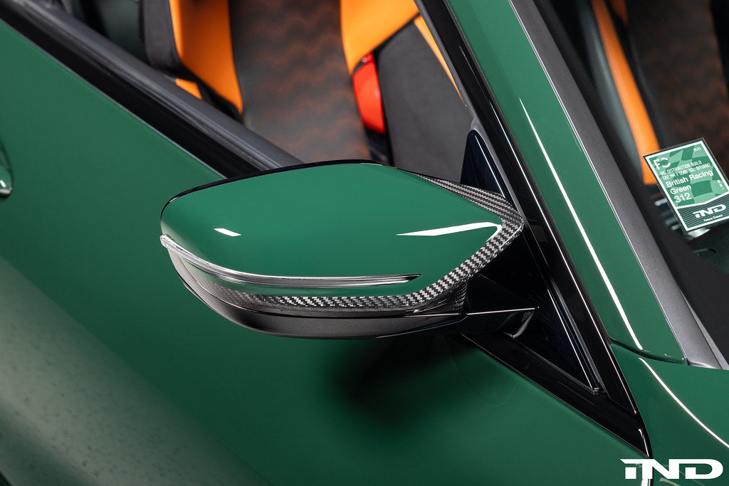 Carbon Mirror Caps for BMW M2 G87 / M3 G80 G81 / M4 G82 G83 – image 2