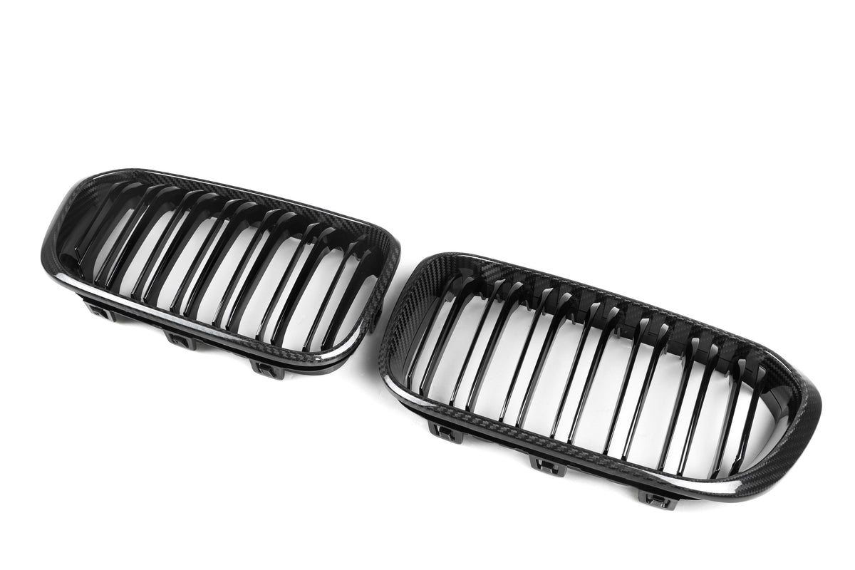 M Performance Style Pre Pregged Dry Carbon Fiber Grille (Dual Slat) for BMW 1 Series F20 2015-2019 – Photo 7