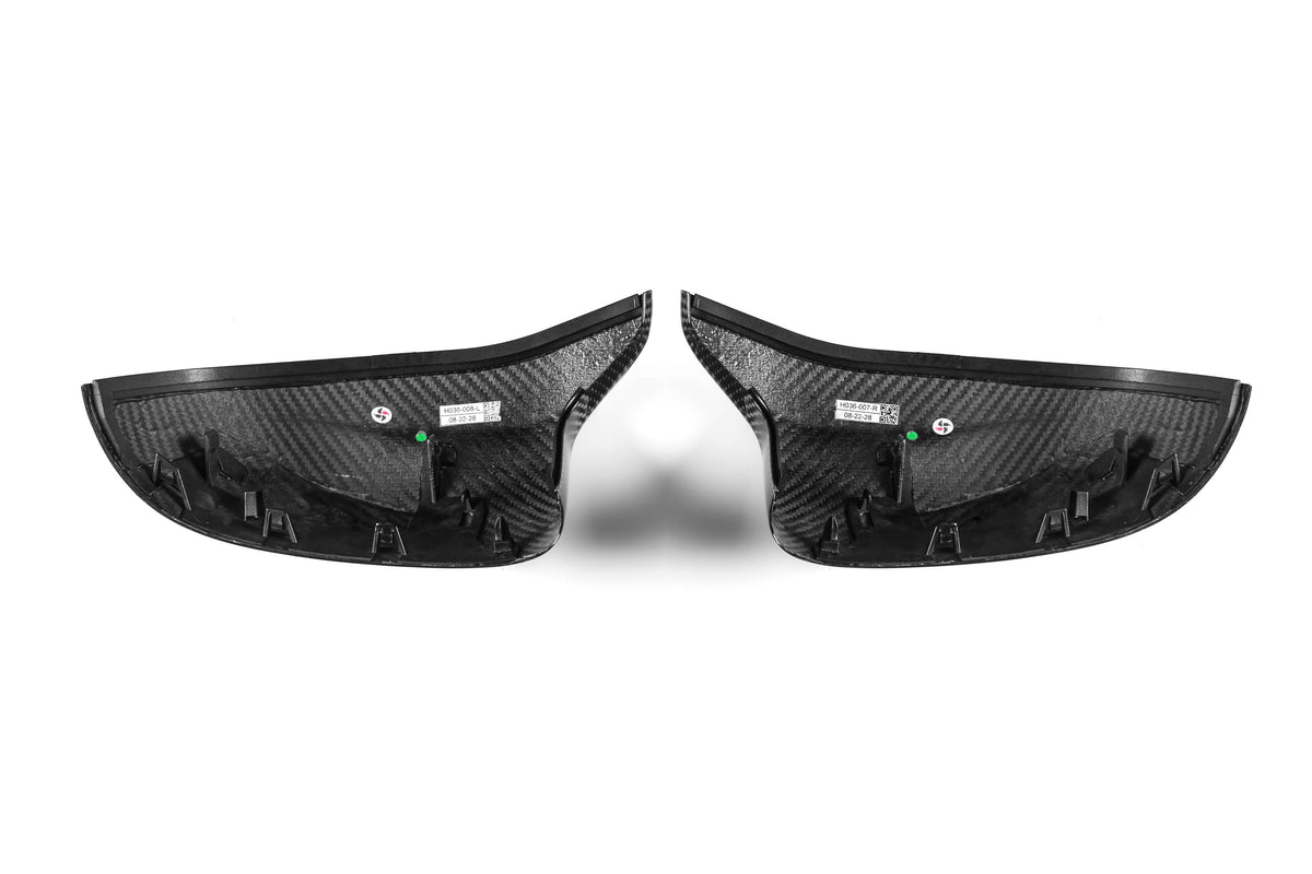 M Performance Style Pre Pregged Dry Carbon Fibre Mirror Caps for BMW X3M/X4M/X5M/X6M F97/F98/F95/F96 – image 5