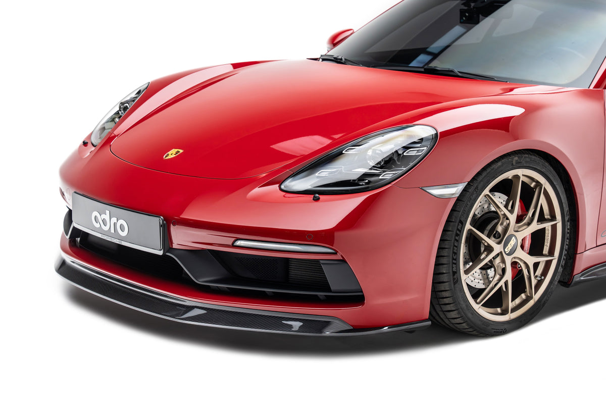 Pre Pregged Carbon Fiber Front Lip for Porsche 718 Cayman/Boxster GTS,GTS 4.0 2017-2025 – image 2