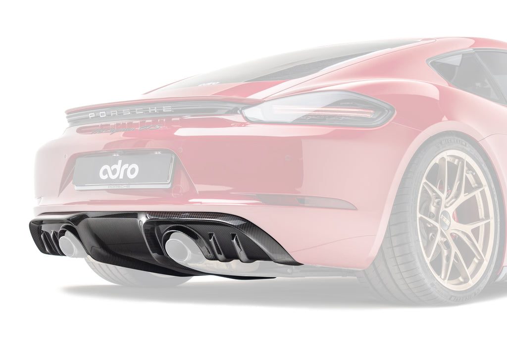 Pre Pregged Carbon Fiber Rear Diffuser for Porsche 718 Cayman/Boxster GTS,GTS 4.0,Spyder,GT4,GT4RS 981 982 201
