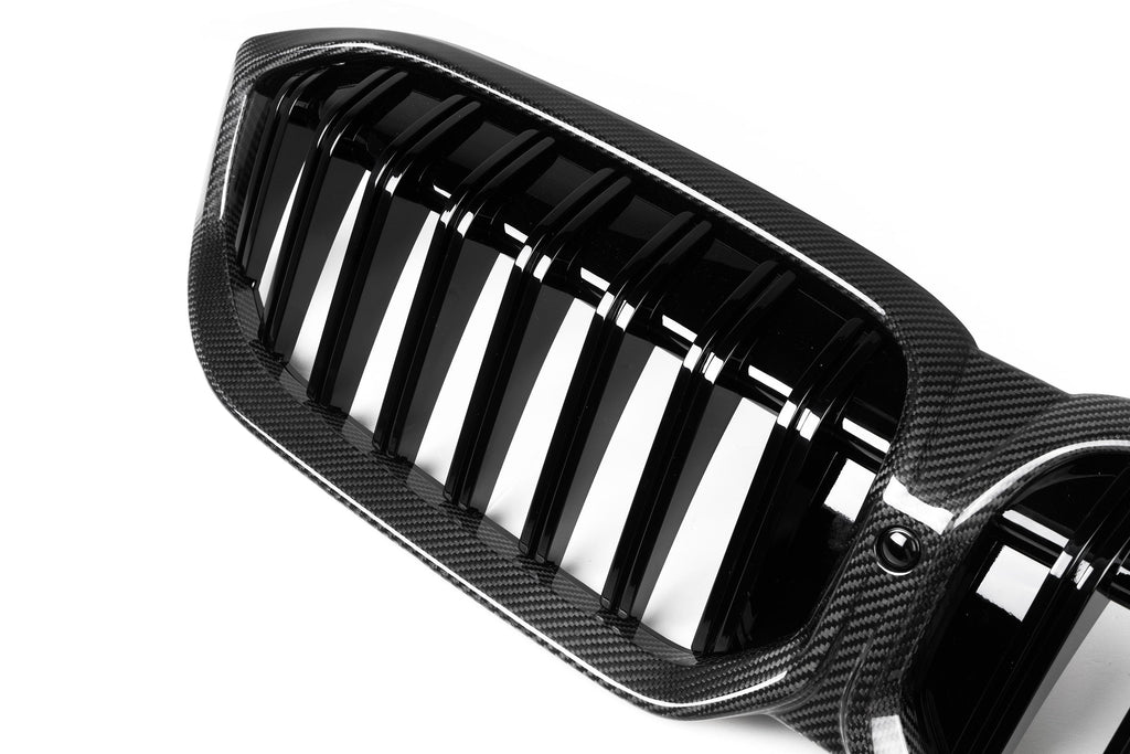 M Performance Style Pre Pregged Dry Carbon Fiber Grille (Single Slat) for BMW 3 Series G20 LCI 2023+ – Photo 6