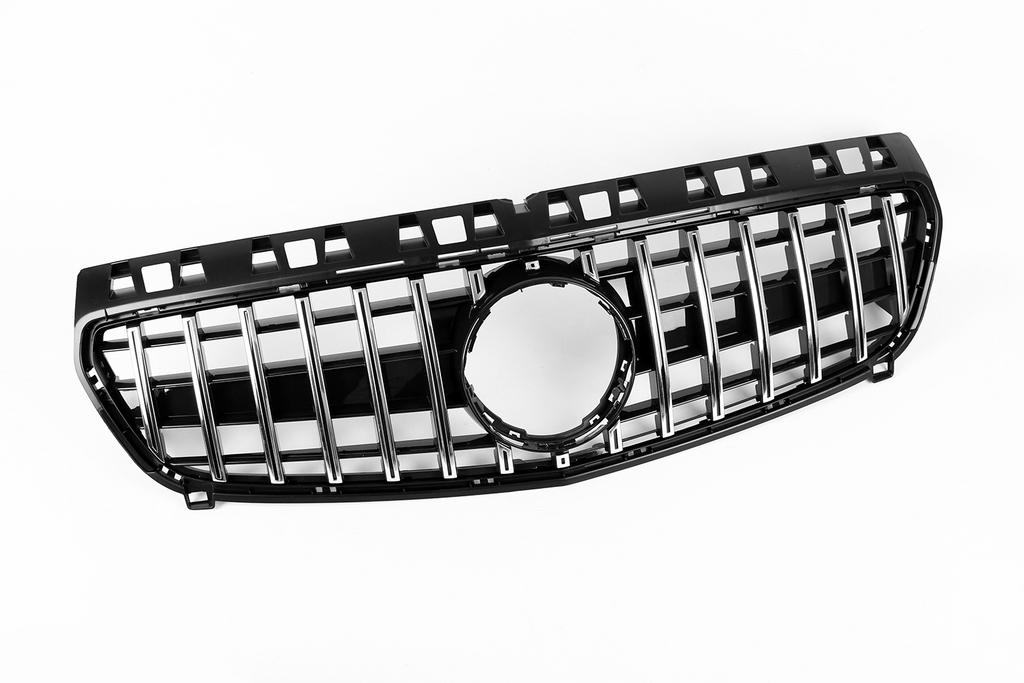 AMG Panamericana Style Grille for Mercedes-Benz A Class W176 2013-2015 - Silver – image 7