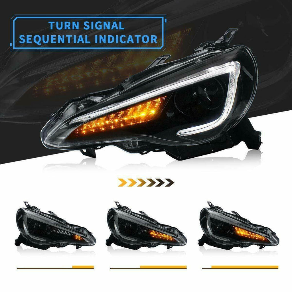 2012-2021 Toyota 86 (ZN6) / Subaru BRZ (ZC6) Sequential LED Headlights – image 4
