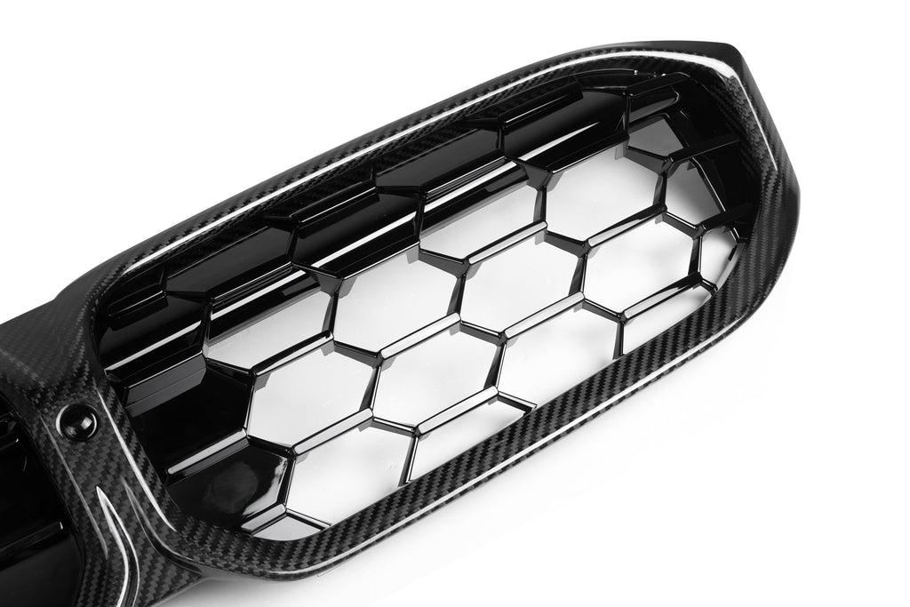 M Performance Style Pre Pregged Dry Carbon Fiber Grille (Mesh) for BMW 3 Series G20 LCI 2023+ – Photo 7
