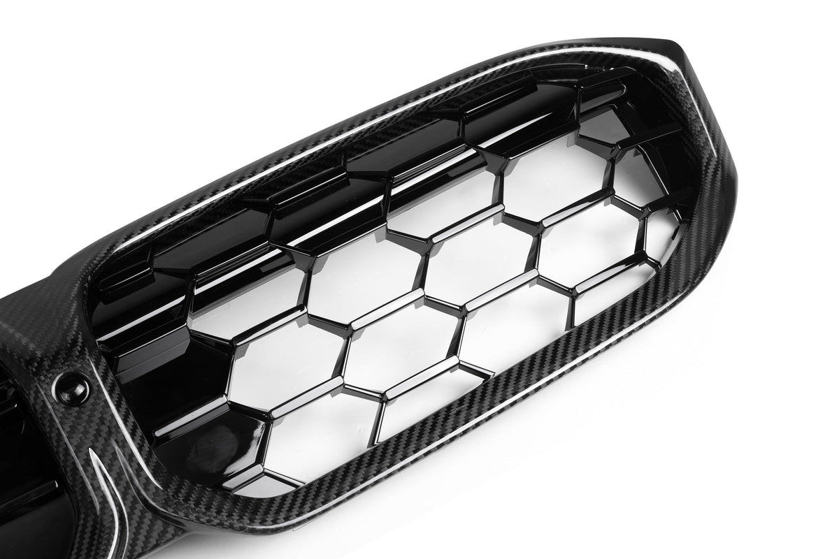 M Performance Style Pre Pregged Dry Carbon Fiber Grille (Mesh) for BMW 3 Series G20 LCI 2023+ – Photo 7